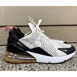 Nike Air Max 270 White Black Light Bone Pink Sneakers 943346-005 Women's 7.5
